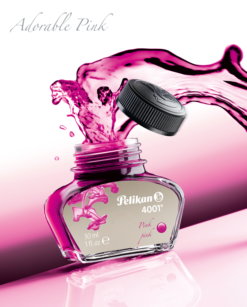 THINK PINK! NEW INK BOTTLE 4001 30ML IN PINK