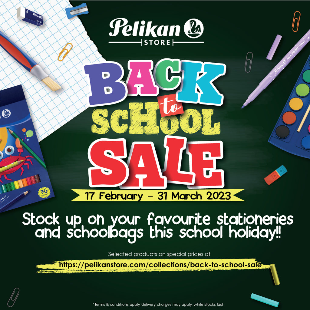 BACK TO SCHOOL SALE 17TH FEBRUARY TO 31ST MARCH 2023