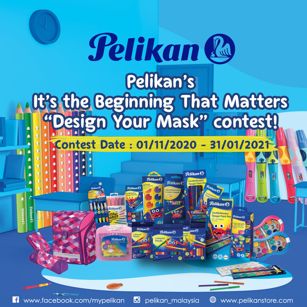 PELIKAN "DESIGN YOUR MASK" CONTEST FOR BACK TO SCHOOL 2020/2021