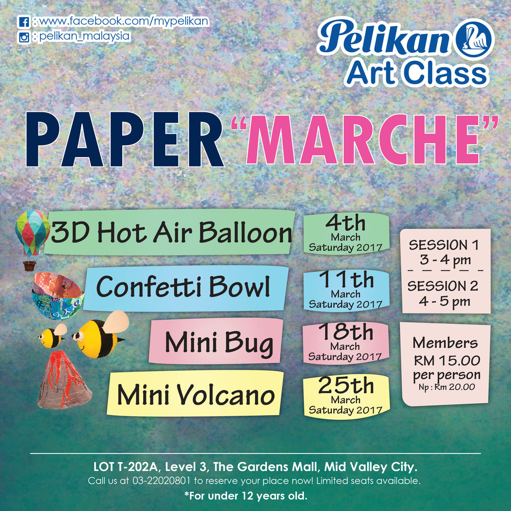 PAPER "MARCHE" ART CLASSES
