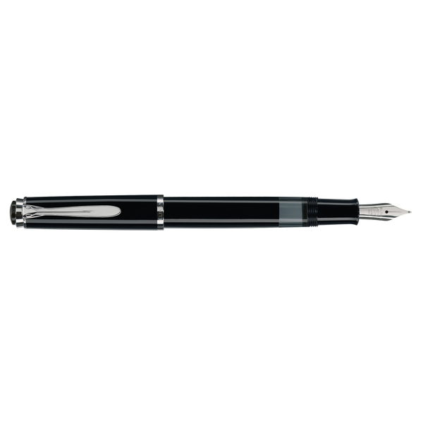 Black White Gray Geometric Felt Tip Black Ink Pen Set W/ Metallic Gold  Accents 
