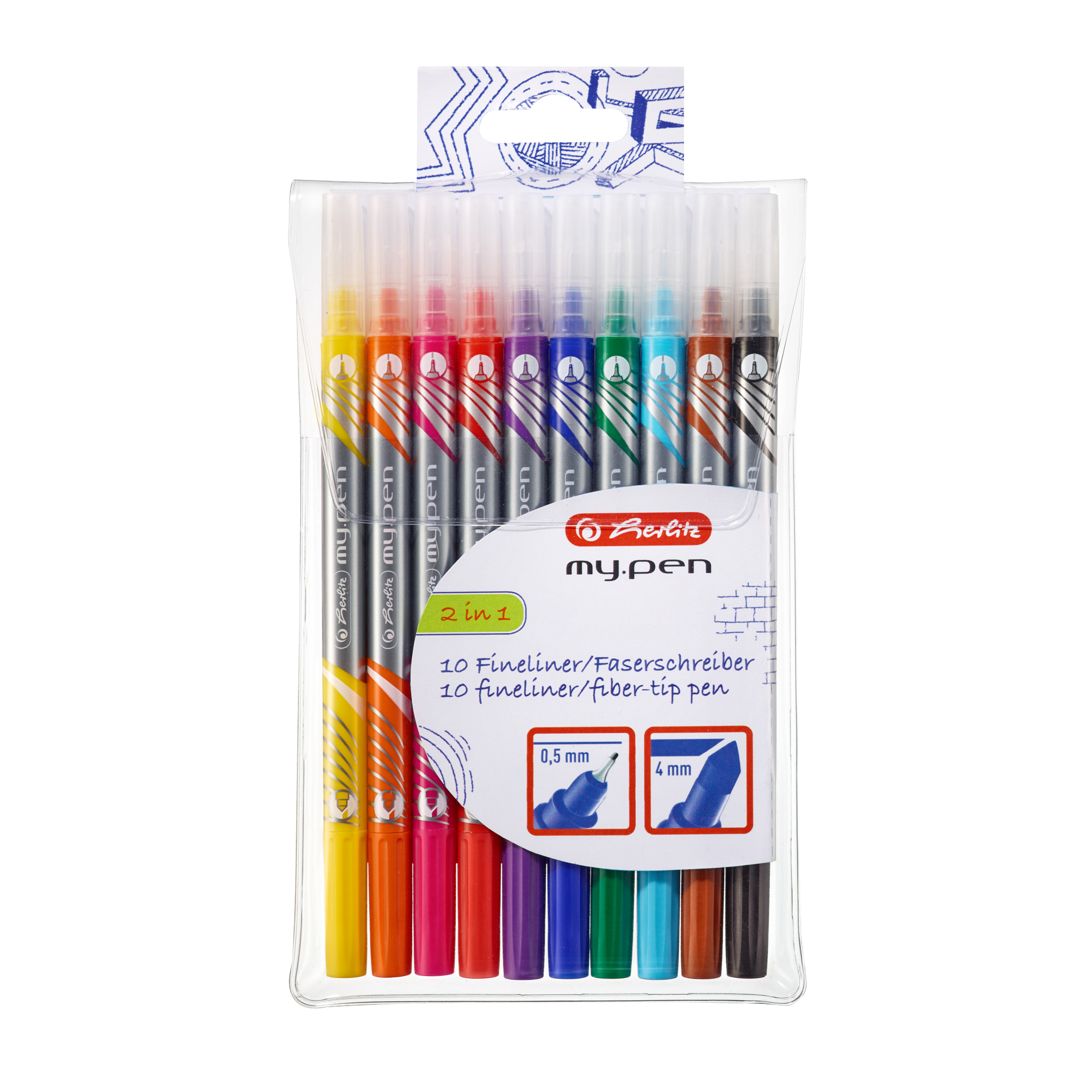 Fibracolor Fiber Pen 100set