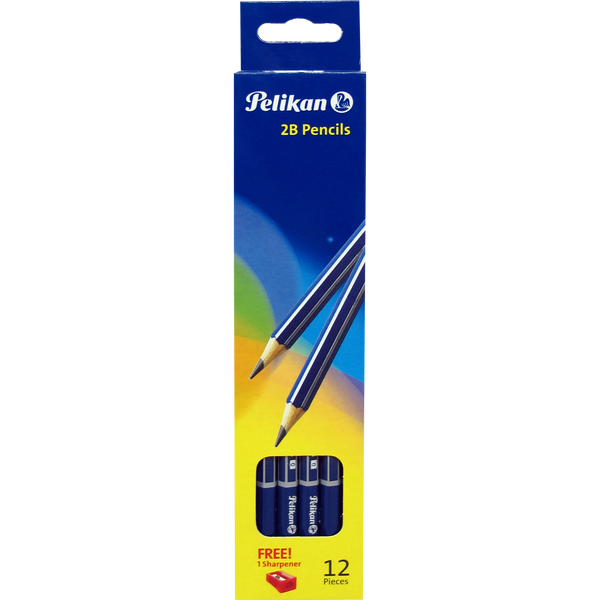 Short Jumbo 2B Kids Pencils With Sharpener and Eraser